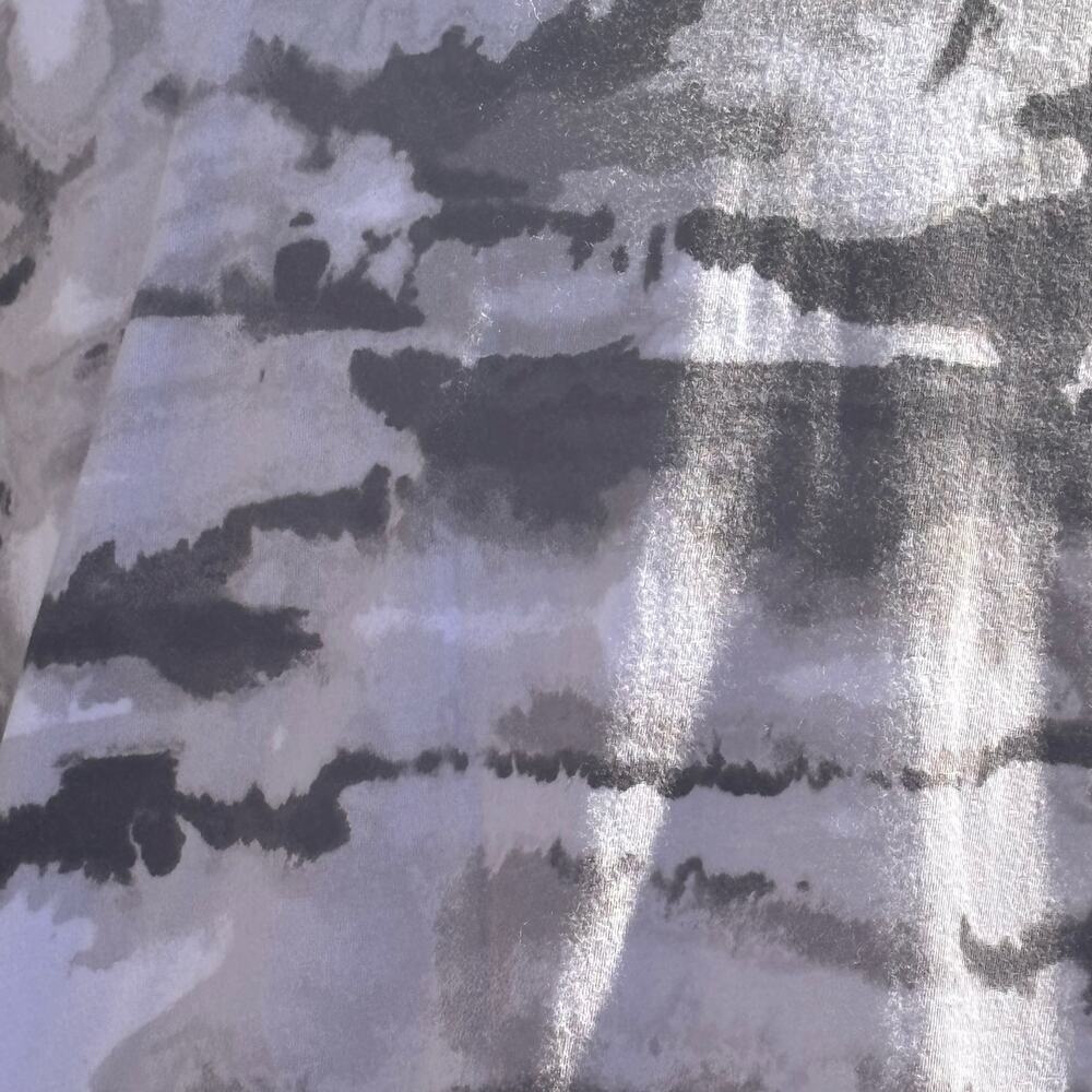 Cuddle Duds Tye Dye Dress Woman’s Sz XL Black Gray White Comfy - Picture 9 of 11